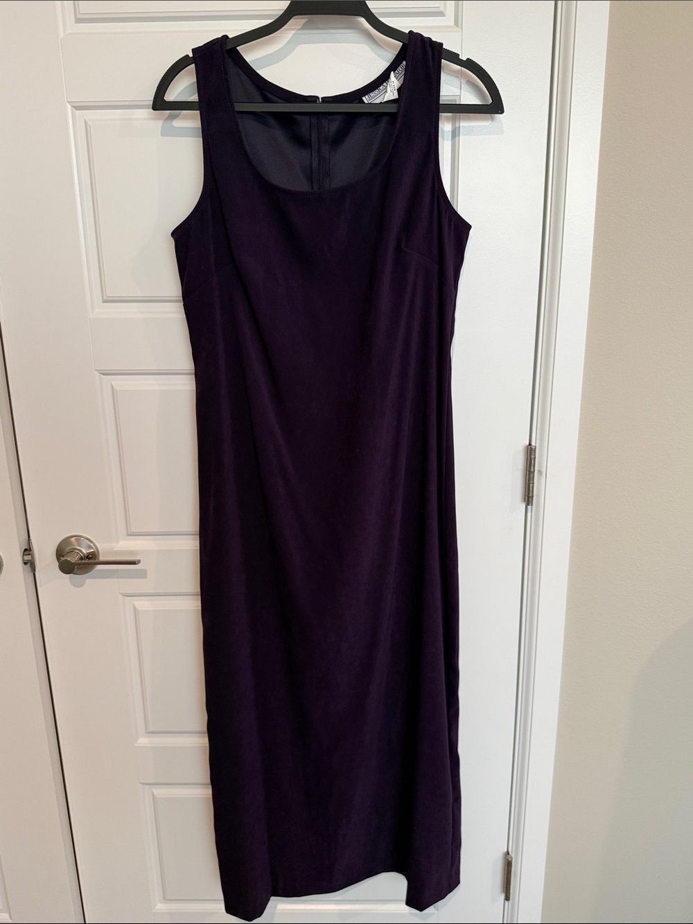 Jessica Howard Sleeveless Deep Purple Midi Dress